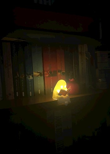 Kitap Okuyan Hayalet Lambası - Görsel 2