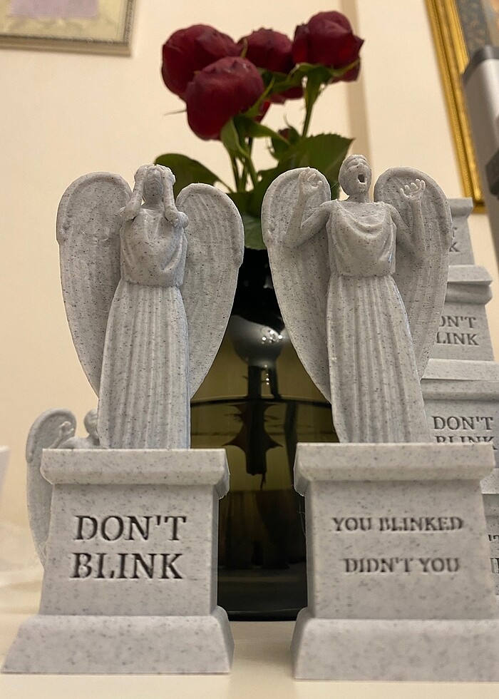 doctor who weeping angels figürleri - Görsel 2