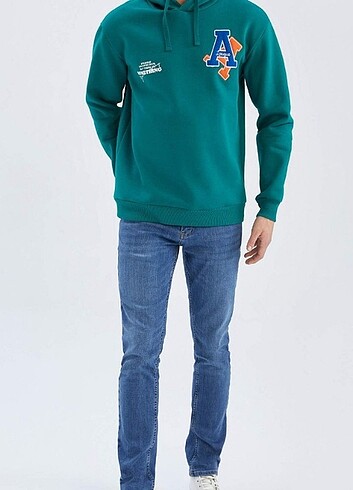 Defacto Erkek kapşonlu sweatshirt