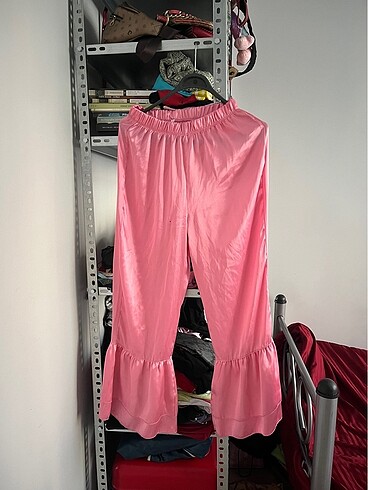 Y2K Amerikan vintage saten pantolon