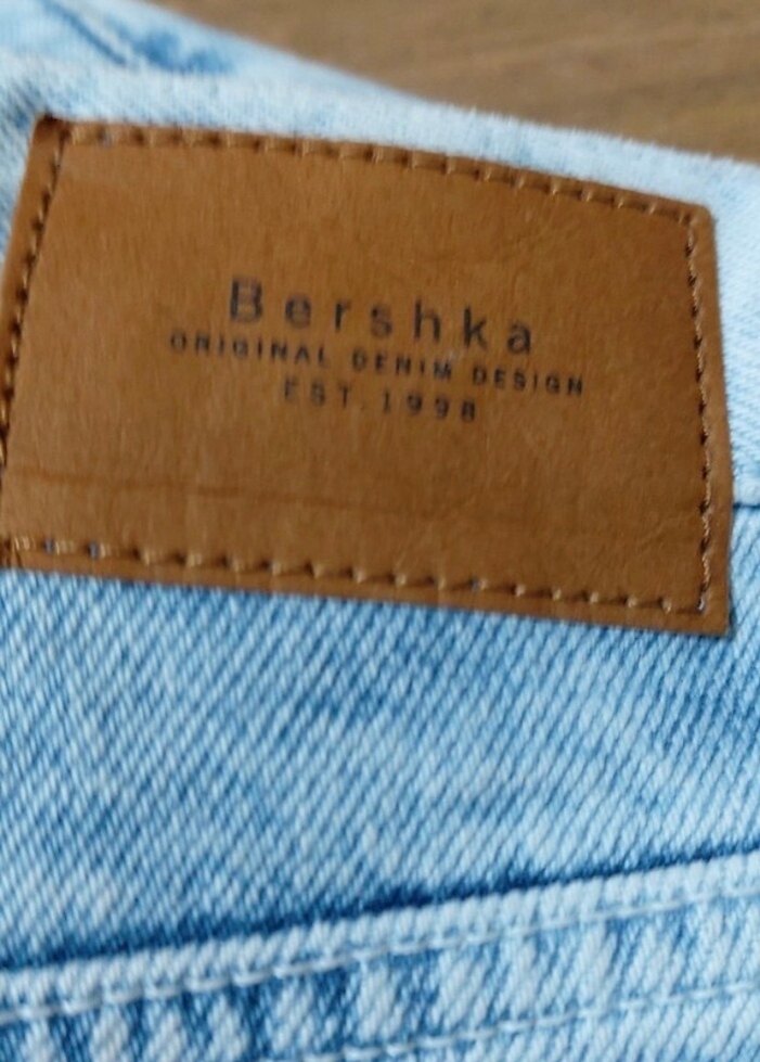 Bershka taşlı denim pantolon - Görsel 2