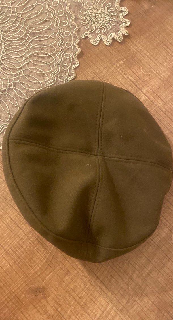 Zincir Detaylı  Süet Kadın Şapka - Görsel 5