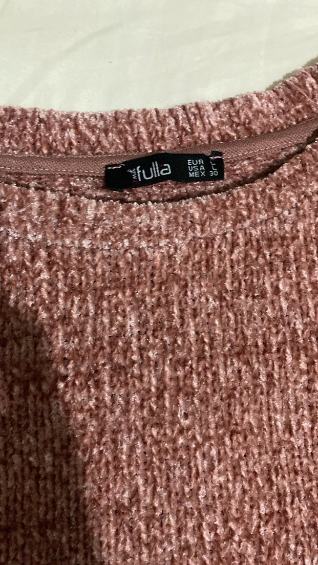 Pembe Triko Kadın Kazak - Görsel 2