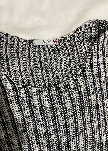 Gri Örgü Kadın Triko Kazak - Görsel 2