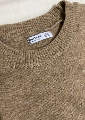 Bej Kadın Triko Kazak - Görsel 2