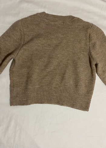 Bej Kadın Triko Kazak - Görsel 3