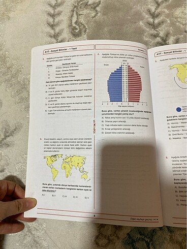  Beden Renk Ayt coğrafya denemesi Benim hocam yayınları