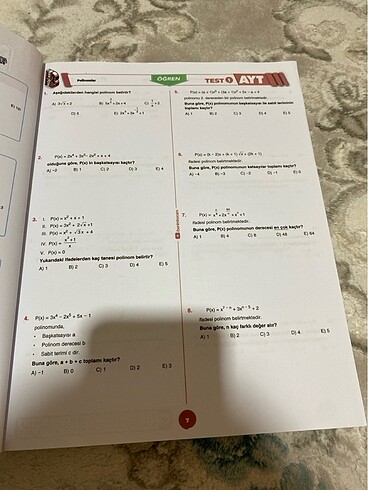  Beden Renk Ayt matematik 2023 soru bankası benim hocam