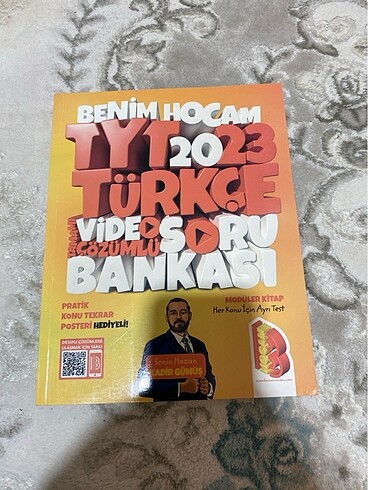 tyt Türkçe 2023 soru bankası benim hocam yayınları