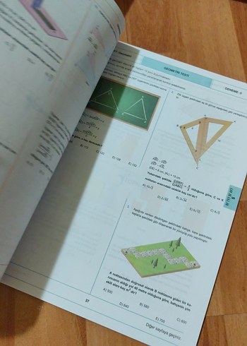 Beden TYT AYT Geometri Denemeleri TOPRAK YAY.