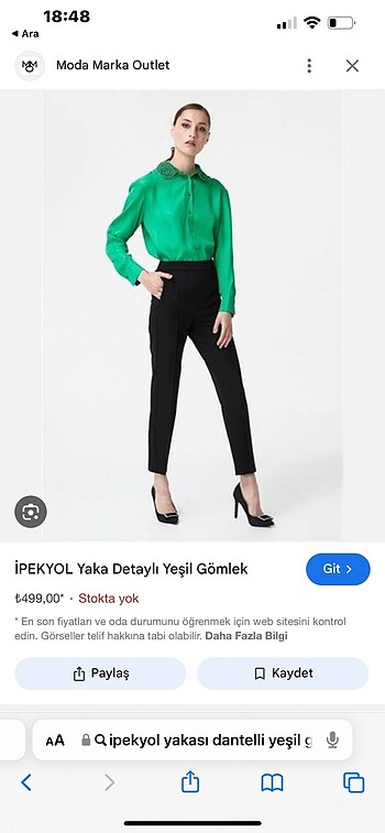 s Beden İpekyol efsane gömlek yakası dantelli taşlı