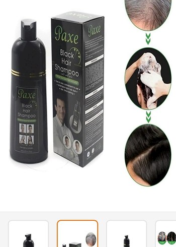 Yaxe Siyah Saç Şampuanı - Görsel 2