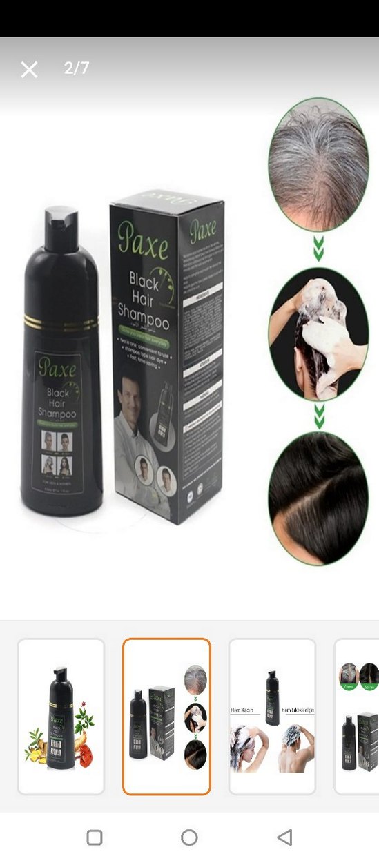 Yaxe Siyah Saç Şampuanı - Görsel 2