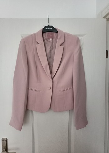 pembe  Kadın Ofis Blazeri Düğmeli - Görsel 2