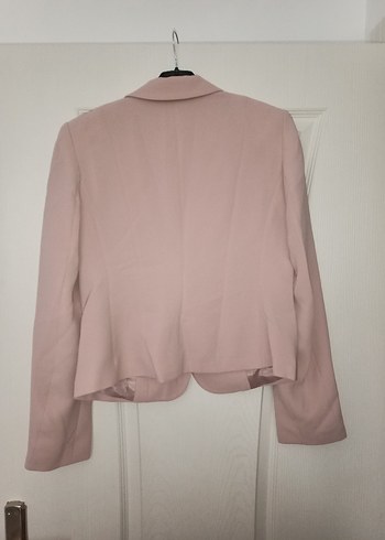 pembe  Kadın Ofis Blazeri Düğmeli - Görsel 3