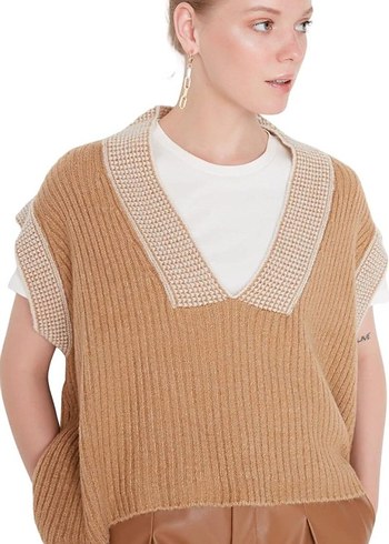 Trendyol Oversize crop süveter tertemiz