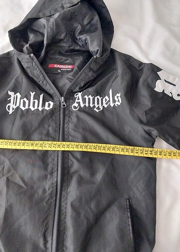 Astarli siyah Crop top yağmurluk - Görsel 7