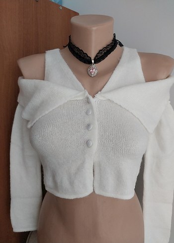 Etiketli Şahane Crop Top bluz - Görsel 2