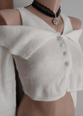 Etiketli Şahane Crop Top bluz - Görsel 3