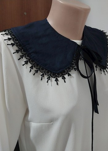 Tasarım sıfır brokar kumaş seyyar abiye yaka - Görsel 5