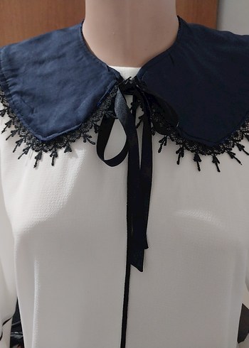 Tasarım sıfır brokar kumaş seyyar abiye yaka - Görsel 4