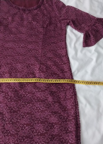 Özel tasarım şık abiye dizalti elbise - Görsel 6