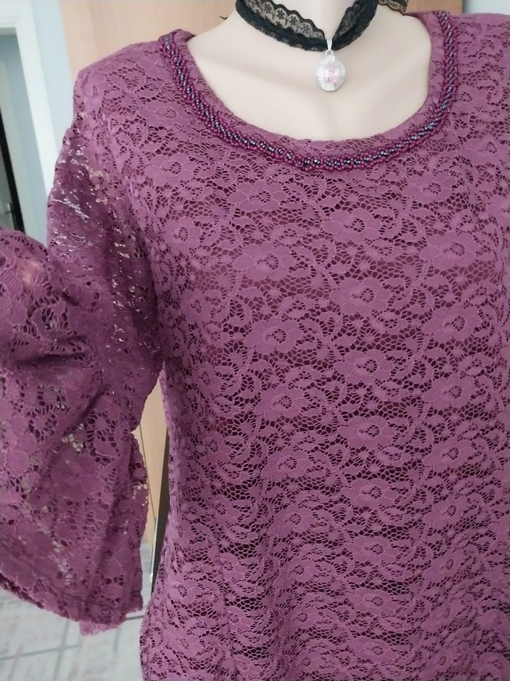 Özel tasarım şık abiye dizalti elbise - Görsel 2