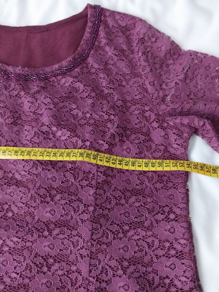 Özel tasarım şık abiye dizalti elbise - Görsel 5