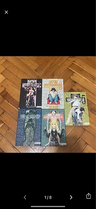 Death Note Manga 1, 2, 3, 4, 5