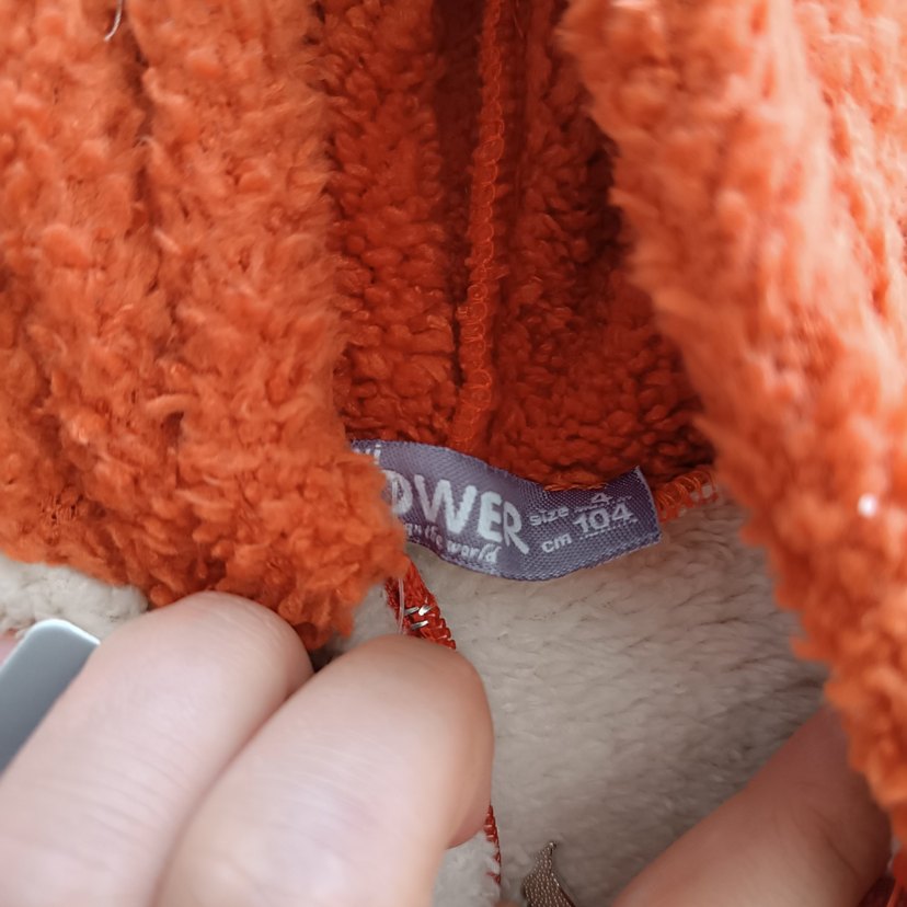 Kapüşonlu peluş  Kız Tulumu - Görsel 2