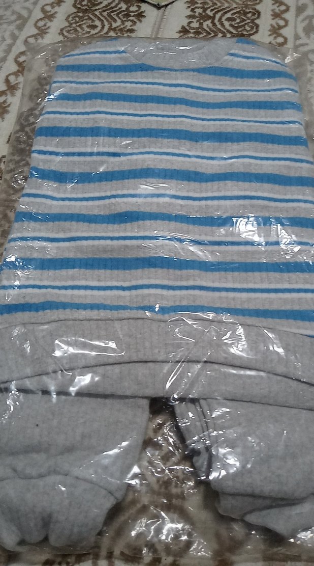 Gri Erkek Bebek Triko Takım - Görsel 3