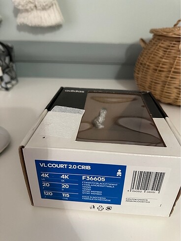 20 Beden Adidas bebek patik ayakkabı
