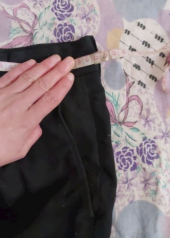 ERKEK SİYAH KUMAŞ PANTOLON  - Görsel 3