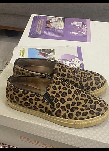 36 Beden camel Renk LEOPAR DESENLİ BABET ????????????????