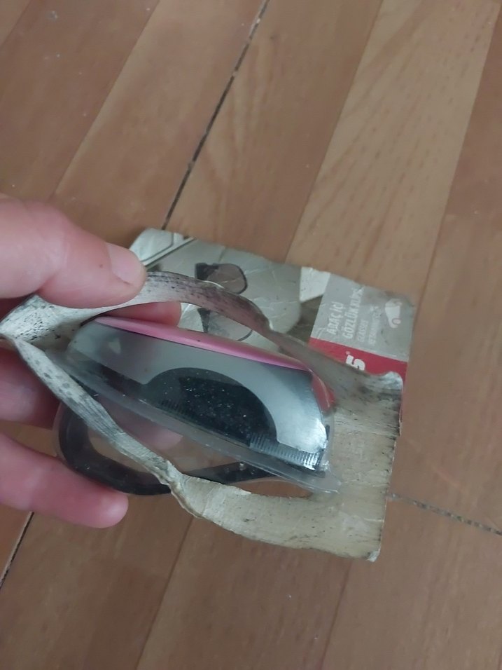 Pembe Araç İçi Gözlük Klipsi - Görsel 2