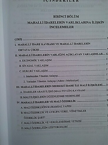  Mahalli idareler maliyesi