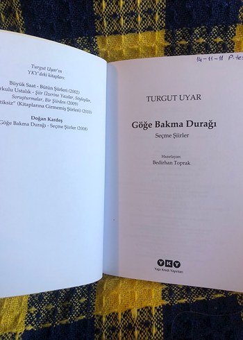 Turgut Uyar - Göğe Bakma Durağı Kitabı - Görsel 3