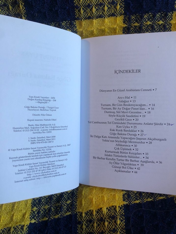 Turgut Uyar - Göğe Bakma Durağı Kitabı - Görsel 4