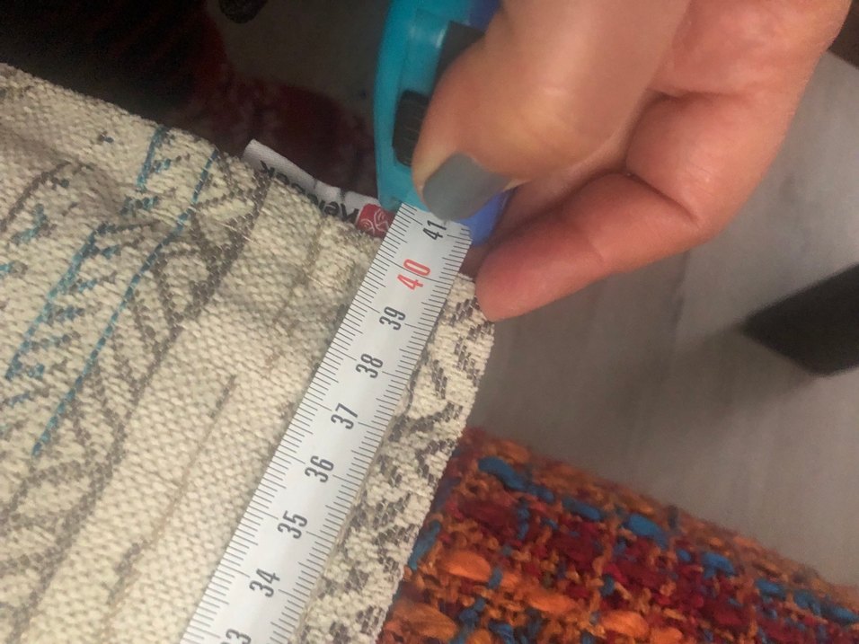 Kelebek Bej Bohem Desenli Gri Yastık Kılıfı - Görsel 4