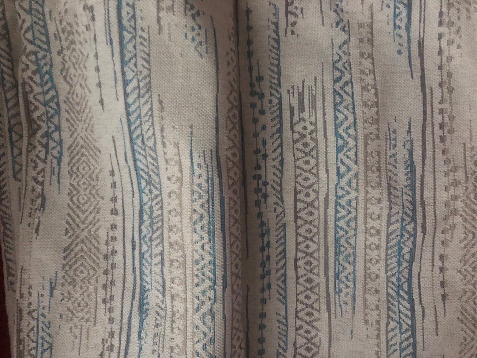 Kelebek Bej Bohem Desenli Gri Yastık Kılıfı - Görsel 2