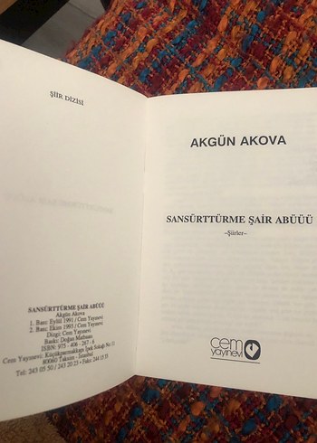Sansürttürme Şair Abüû - Akgün Akova - Görsel 4