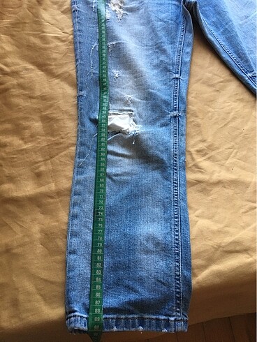 38 Beden mavi Renk Batik Jean Pantolon