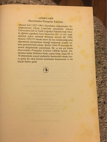 Ahmed Arif-Hasretinden Prangalar Eskittim - Görsel 3