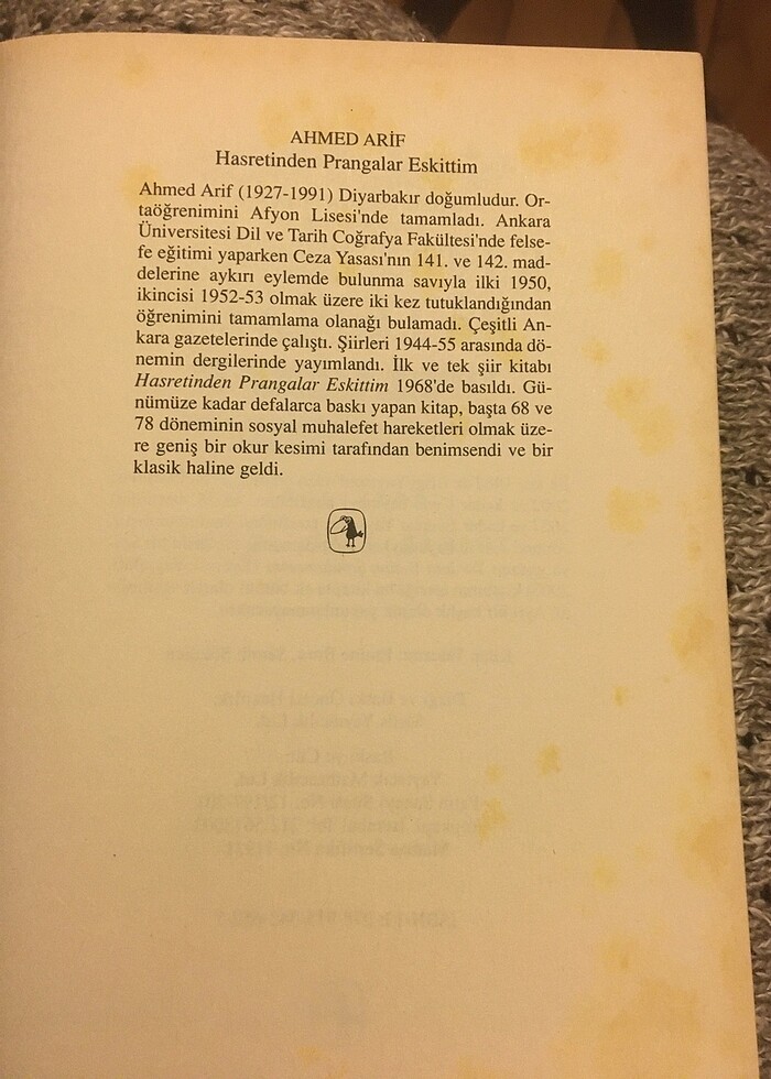 Ahmed Arif-Hasretinden Prangalar Eskittim - Görsel 3