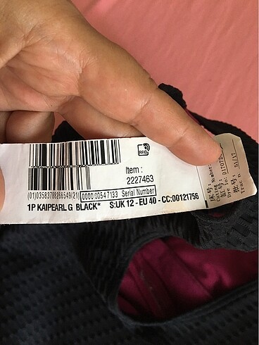 40 Beden siyah Renk Decathlon Kadın Mayo