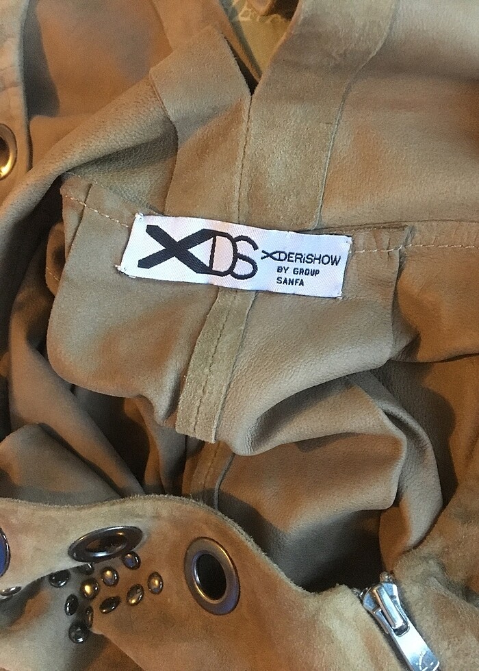 X Deri Show Güderi Elbise - Görsel 4