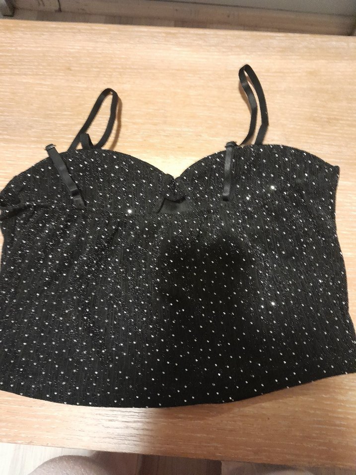 Kadınlar için Siyah Payetli Uyku Maskesi - Görsel 4