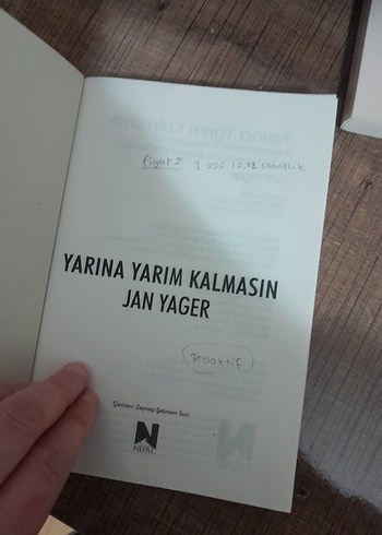 Yarına Yarım Kalmasın - Jan Yager - Görsel 3
