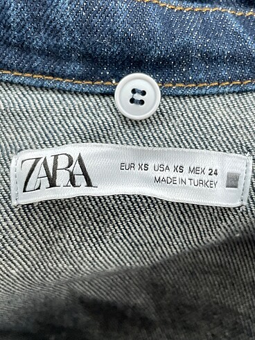 xs Beden lacivert Renk Zara Kot Ceket %70 İndirimli.