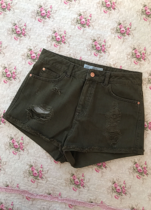 38 Beden haki Renk Topshop şort